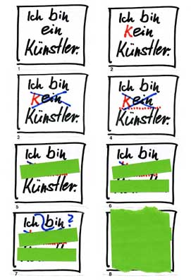 Grafik Ich bin ein Künstler